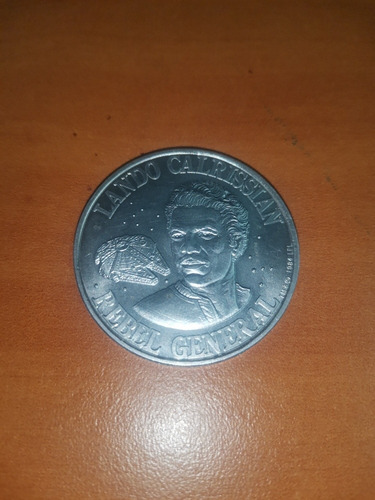 Cardback Y Moneda De Lando Calrissian General Potf Star Wars (Usado)