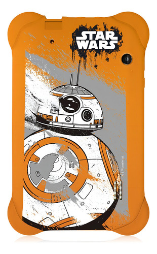 Tablet Disney Star Wars Wifi Dual Cam 8 GB Multilaser Nb238 Cor Naranja