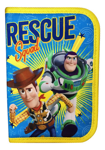 Estuche Organizador De Lapices Toy Story 3 Color Azul