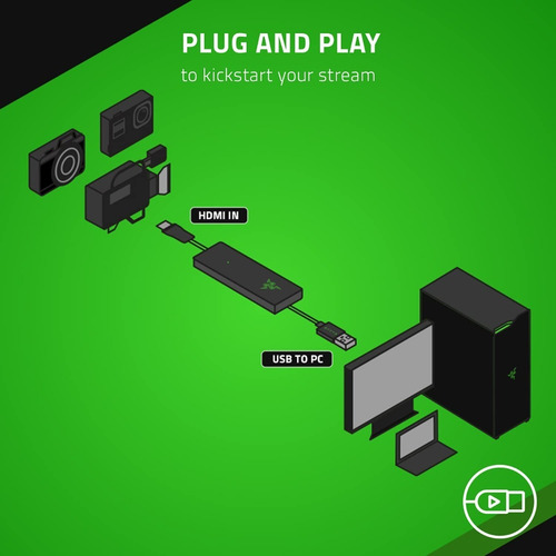 Imagen 3 de 6 de Capturadora Video Razer Ripsaw X Hdmi Usb Streaming Xg!
