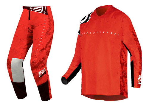 Conjunto Motocross Cross Asw Podium Piece Vermelho Off Road