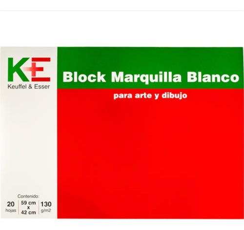 Block Marquilla Ke De 42x59cm C/20 Hojas Para Dibujo