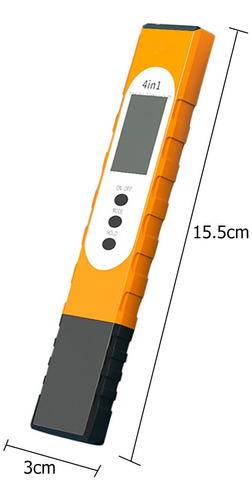 Monitor De Calidad Del Agua 4 En 1, Sólidos Disueltos Totale