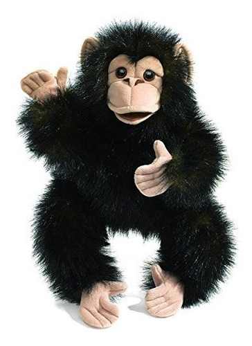 Títeres - Folkmanis Baby Chimpanzee Marioneta De Mano.