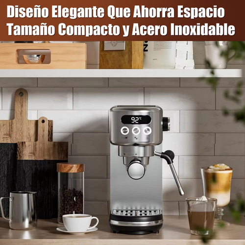 Cafetera Espresso 20 Bar Cafetera Semi Automatic 1350w