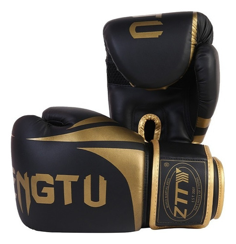 Guantes De Box Para Kickboxing, Correa De Velcro, 10 A 16 On