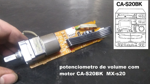 Ajust De Volume Moto Jvc Ca S20bk Cas20bk Cas20 Mx S20 Mxs20 (Usado)
