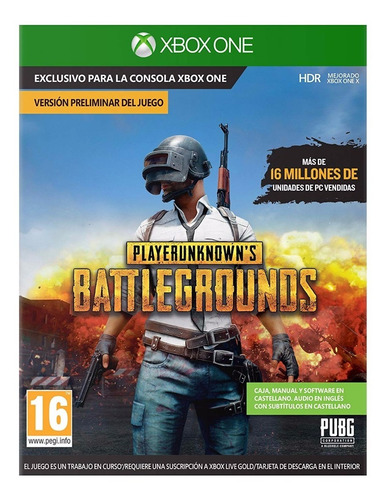 Imagen 1 de 2 de Playerunknown's Battlegrounds Pubg Xboxone Fisico Cuotas Ade