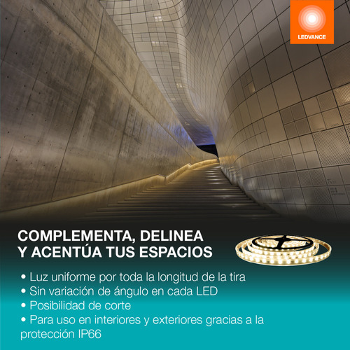 Tira Led Prime Flex 12w 24v 5m Uso Exterior Ledvance Osram Color De La Luz Blanco Cálido