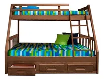 Comprar Litera Bronx Nogal Muebles Literas Twins Piezas Camas