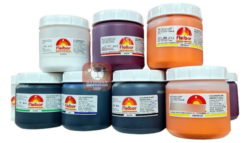 Imagen 2 de 4 de Colorante Comestible En Pasta Negro Fleibor X 250gr Belgrano
