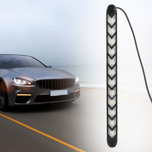 Flecha Flecha Drl Para Coche, Flexible E Impermeable, 2 Unid