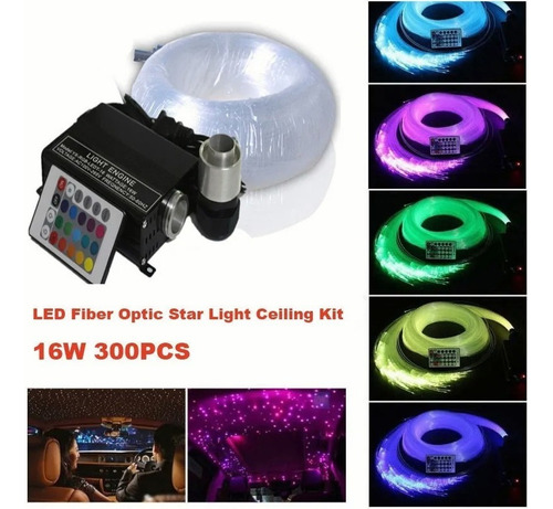 Kit De Techo Led Starlight De Fibra Óptica Para Automóvil