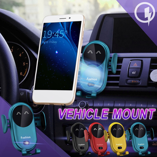 Para Suporte De Telefone Sem Fio Para Carregamento De Carro
