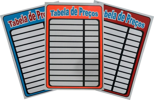 5 Tabela De Para Comercio Hortifrute Pvc
