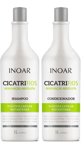 Kit Shampoo + Cond. Cicatrifios 1l Inoar