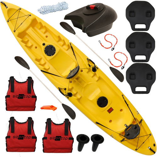 Kayak Sitontop Kai3 Combo 3 + Cajón / Estable / Navegas Seco