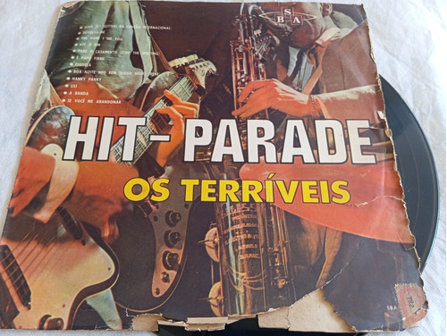 Os Terríveis - Hit Parede Lp Jovem-guarda Ler Descrição 