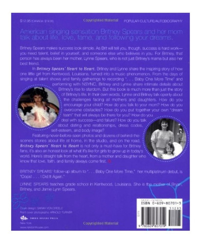Imagen 2 de 4 de Britney Spears Heart To Heart Por Britney Y Lynne Spears