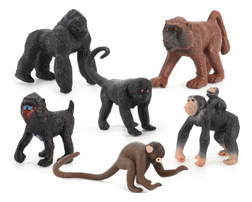 Figuras De Modelo Animal Realista Estatua De Chimpancé Para