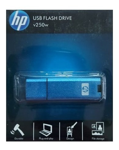 Imagen 4 de 7 de Pendrive Hp De 8gb Usb Flash Drive 2.0 V250w Pack 2 Unidades