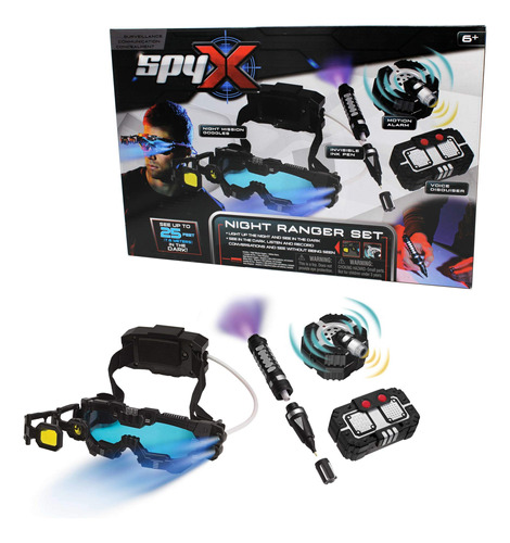 Spyx / Juego De Guardabosques Nocturnos: Incluye Gafas De Mi