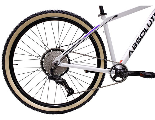 Bicicleta Aro 29 Bike Absolute Nero Iv 12 Marchas Susp Trava Cor Bco/preto