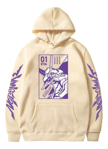 Anime Evangelion 01 Eva Sudaderas Hombre Mujer Manga Unisex