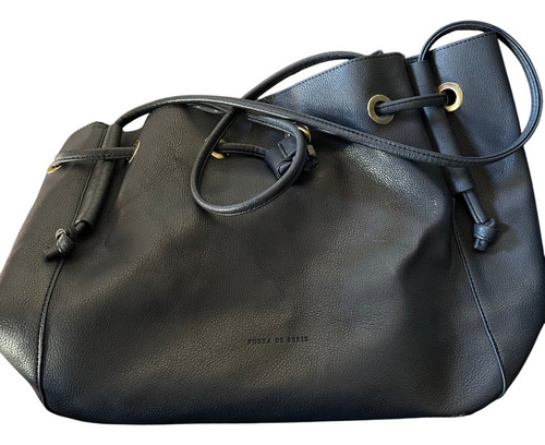 Cartera Tipo Bolso Mujer Fuera De Serie Usada Azul Lisa Níquel Azul (Usado)