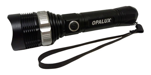 Linterna Táctica De Metal Recargable C/ Zoom Opalux Op-4927n