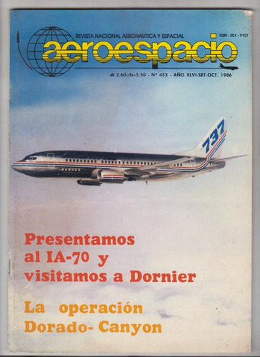 Lote 4 Revistas Aeroespacio Nr 438-445-452-453 (Usado)