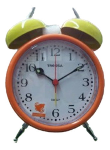 Reloj Despertador Tressa Naranja T-dd622