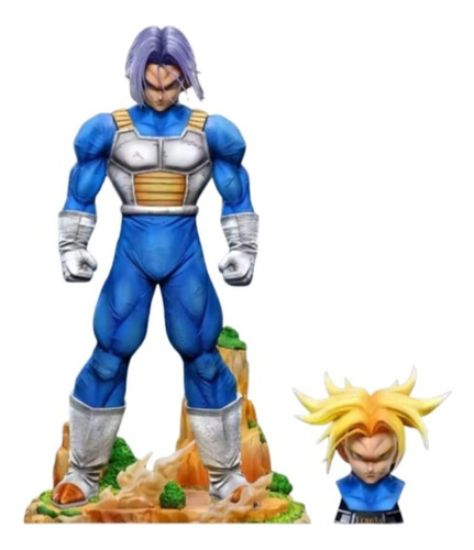 Trunks Del Futuro Cabeza Reemplazable 30 Cm - Dragon Ball Z