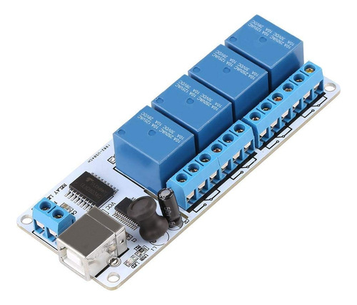 Controlador Rele Usb Fjz-fjz 4 Canal Tipo-b 200ma Modulo