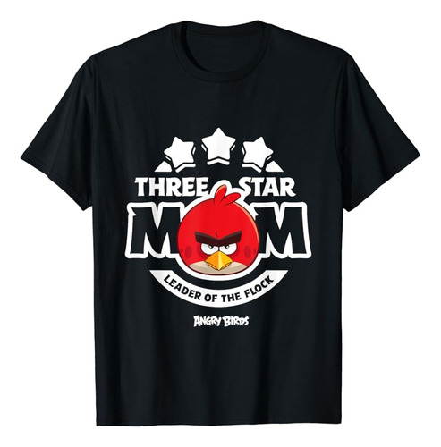 Tres Estrella De Mama Angry Bird En Playera Y Camiseta
