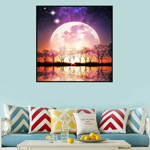 Pintura De Diamante 5d Bricolaje Bordado De Cristal Puntada