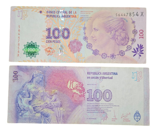 2 Billetes De $100 Con Error