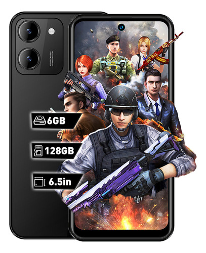 Smartphone Zhengang Dual Sim 128 Gb Negro 6 Gb RAM Doble Camara 13 MP 6000 Mah