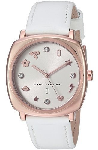 Marc Jacobs Reloj De Cuarzo De Acero Inoxidable Y Cuero