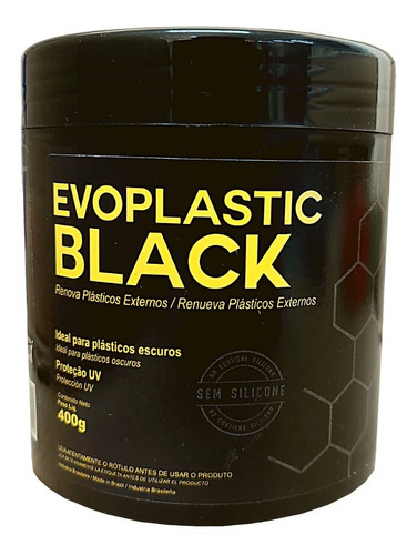 Revitalizador De Plásticos Externos Evoplastic Black Evox