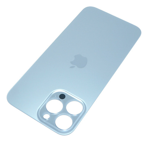 Refaccion Tapa Trasera Azul Cristal Para iPhone 13 Pro Max