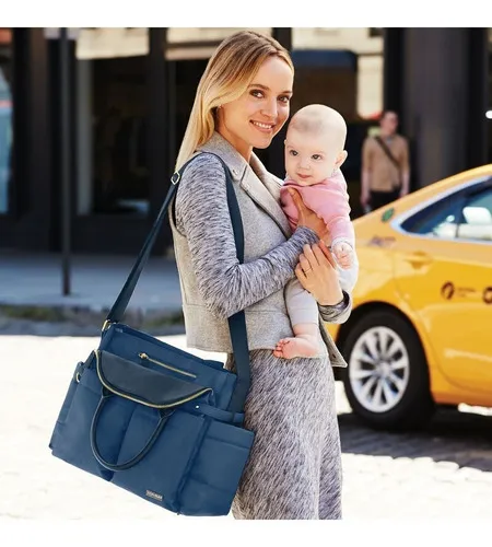 Pañalera Carters, Skip Hop Color Chelsea Downtown Diseño De La Tela Lisa