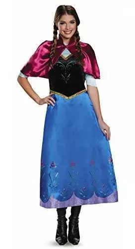 Disfraz de Anna Viajera Disney Frozen clásico para mujer