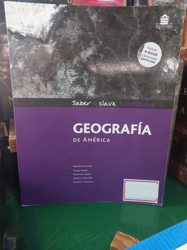 Geografía De América Saber Es Clave Santillana (Usado)