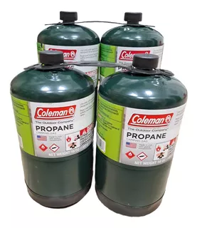 Tanque Coleman De Propano 16oz Kit De 4pzs Camping Importado