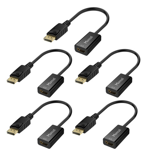 Adaptador Displayport A Hdmi Puerto De Pantalla Chapado En O