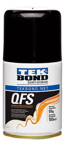 Acelerador Qfs Para Adesivos Instantaneos 50g/100ml Tekbond Cor Incolor