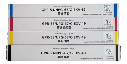 Toner Gpr 53 Canon Ir Adv C3330 C3325 C3530 C3025 Kit Cmyk
