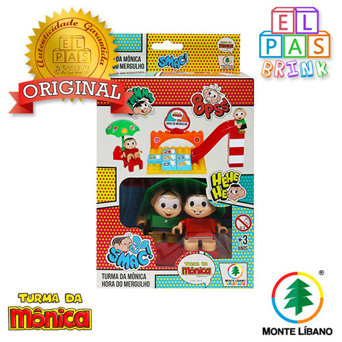 Turma Da Mônica Blocos Hora Do Mergulho Playset Monte Líbano