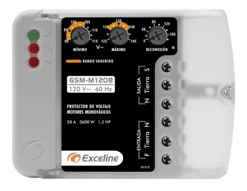 comprar Protector De Voltaje Motor Bomba 120v Monofasico Exceline 